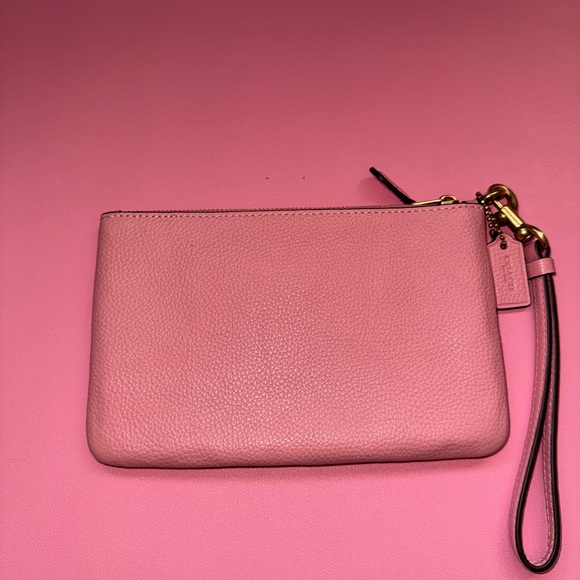 Coach Bubblegum pebble wristlet - Picture 2 of 4
